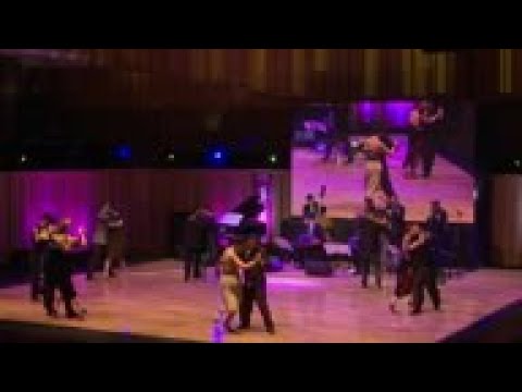 Tango dancers in World Cup semi finals