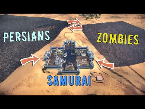 Battle For Castle: Samurai vs Persians vs Zombies - UEBS 2