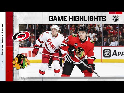 Hurricanes @ Blackhawks 11/3/21 | NHL Highlights