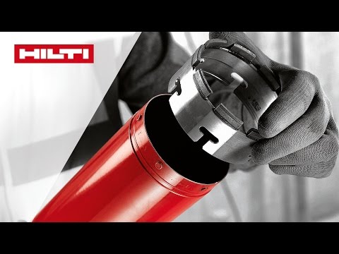 VORSTELLUNG des Hilti X-Change Moduls - Bohrkronenbestückung auf der Baustelle