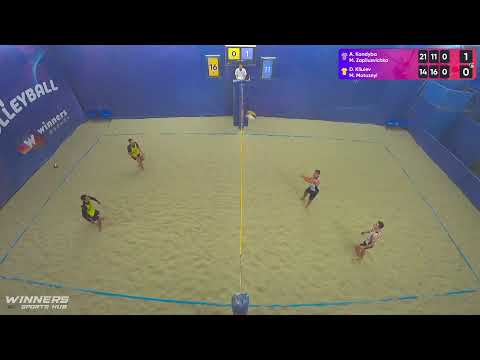 16:55 A. Kandyba / M. Zapliusvichka - D. Kliuiev / M. Motuznyi 15.12.2022 | Winners Beach Volleyball