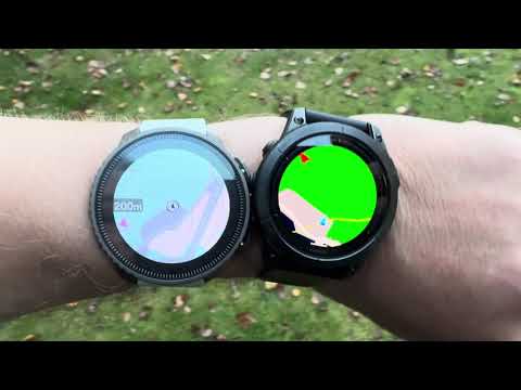 Suunto Vertical vs Garmin Epix 2 Pro compass in maps