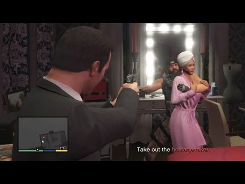 GTA V PS3 Gameplay / Walkthrough / Playthrough / 1080P Part 106 - Meltdown