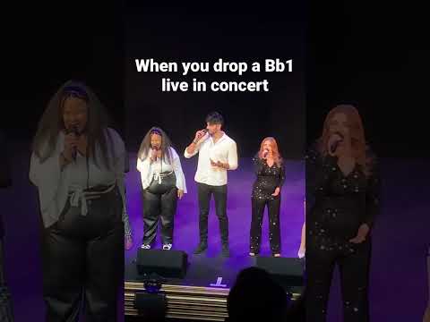 Dropping a MEGA low note LIVE in concert! #bass #harmony #subharmonics #icca #acappella #acapella