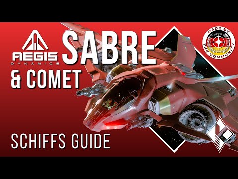 Star Citizen Guide [4K] Aegis Sabre & Comet | Stealth & Medium Fighter | deutsch
