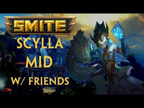 SMITE CONQUEST: SCYLLA MID! PING CANT STOP THIS MONSTER FROM CARRYING!