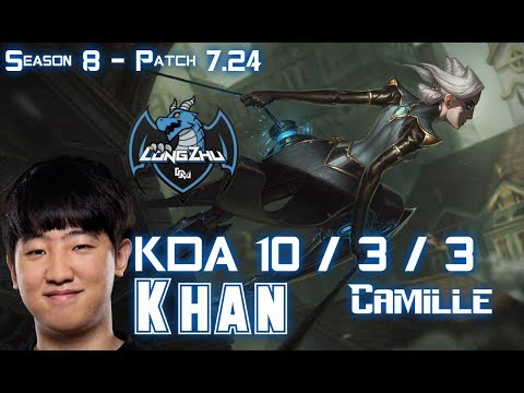 LZ Khan CAMILLE vs MALPHITE Top - Patch 7.24 KR Ranked