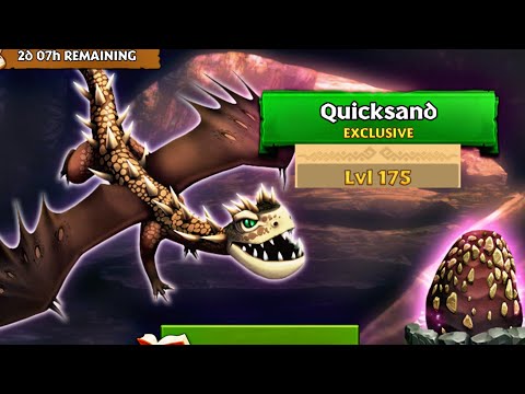 QUICKSAND MAX LEVEL 175 TITAN MODE - Exclusive Sandbuster - DRAGONS: RISE OF BERK