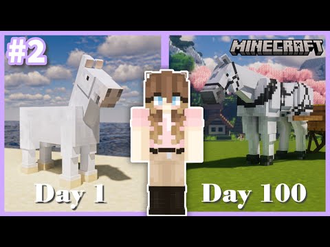 UNBELIEVABLE! Abigail Pinehaven Tames a Legendary Minecraft Horse in 100 Days!