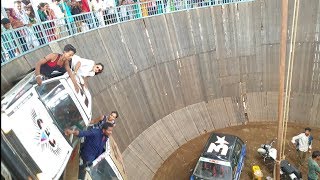 Indian Girls &amp; Boys Bike Stunts,Car stunt, on Well of Death,