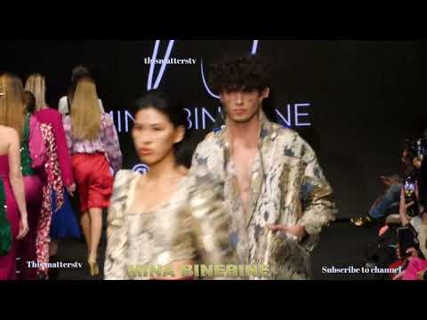 MINA BINEBINE --  NEW YORK FASHION WEEK February 2022 watch in 4K