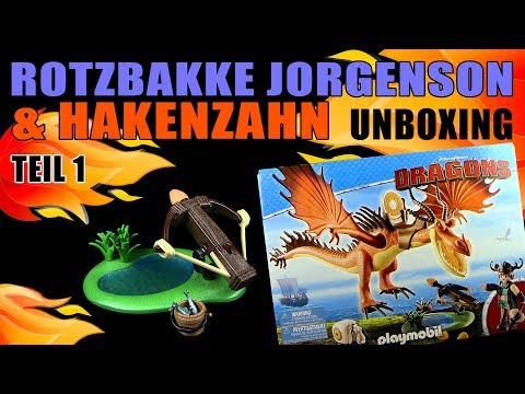 Playmobil ® Dragons - Rotzbakke + Hakenzahn - Teil 1 - Unboxing & Review