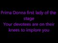 notes prima donna lyrics 