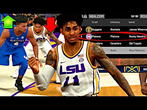 NBA 2K20 MyCAREER: The Journey #15 - ROC KEEP DROPPING IN THE MOCK DRAFTS! CAREER HIGH VS KENTUCKY!