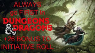 The HIGHEST Initiative Roll POSSIBLE in D&D | DnD 5e Character Guide