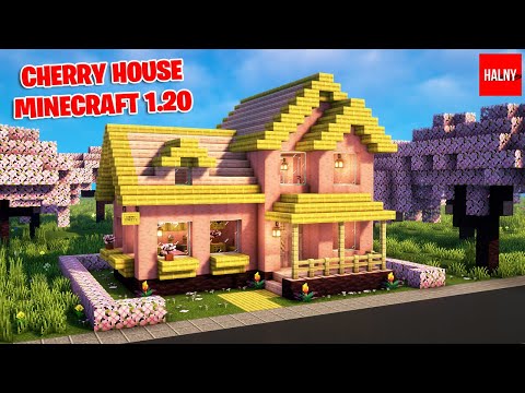 HALNY - Insane Cherry House in Minecraft! 🍒