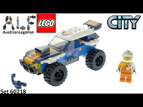 Vidéo LEGO City 60218 : La voiture de rallye du désert