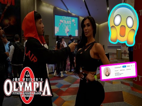 Met Kim Kardashian at Mr. Olympia