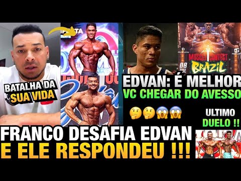 FRANCO MANDOU EDVAN SE PREPARAR E ELE RESPONDEU - ELES VÃO SE ENFRENTAR !!
