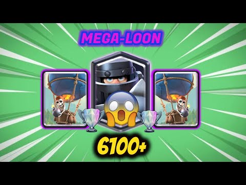 END OF SEASON 29 6100+ 🏆 LADDER PUSHING with *STRONG* MEGA KNIGHT BALLOON DECK! - | Clash Royale |