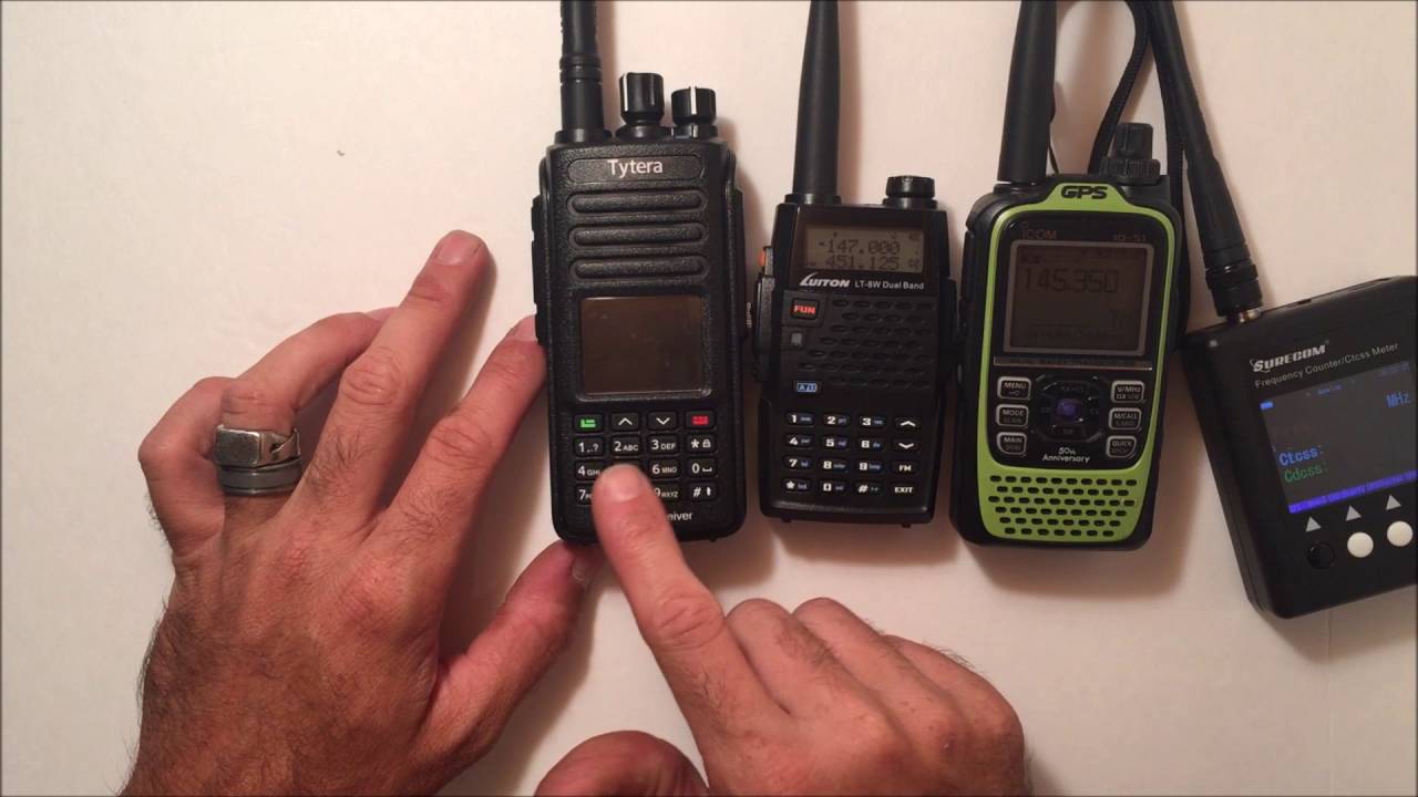 Surecom SF-401plus frequency counter CTCSS decoder