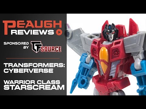 Video Review: Transformers Cyberverse - Warrior Class STARSCREAM