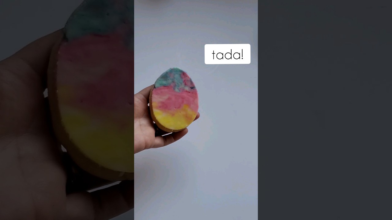 Tie Dye #Easter Egg #cookie // so easy!  #easteregg