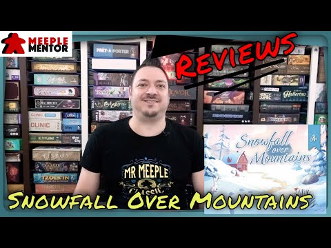 Meeple Mentor Reviews Snowfall Over Mountains