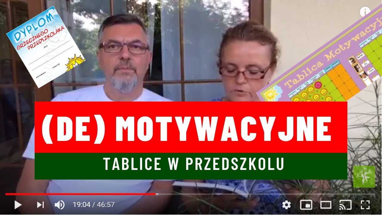 (De)Motywacyjne tablice w przedszkolu