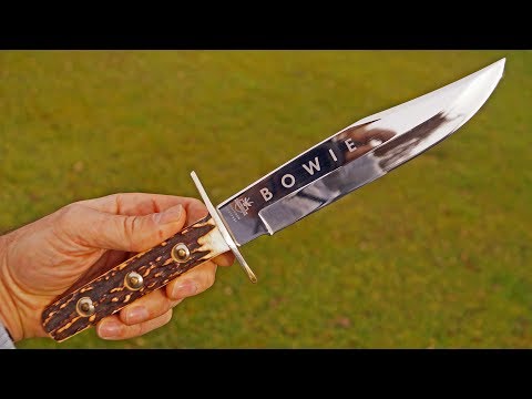 Rehwappen Bowie Knife Linder Solingen Jagdmesser vintage Western lièdāo [农] 猟刀 ドイツ風
