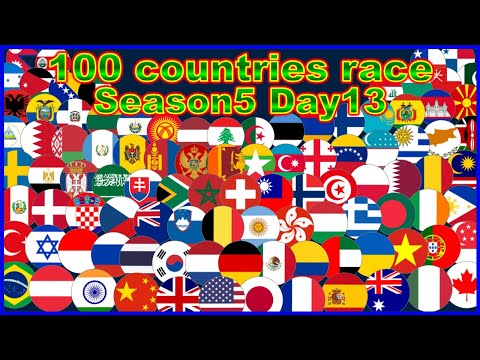 [Season5 Day13] 100 countries 39 stages marble point race | Marble Factory 2nd