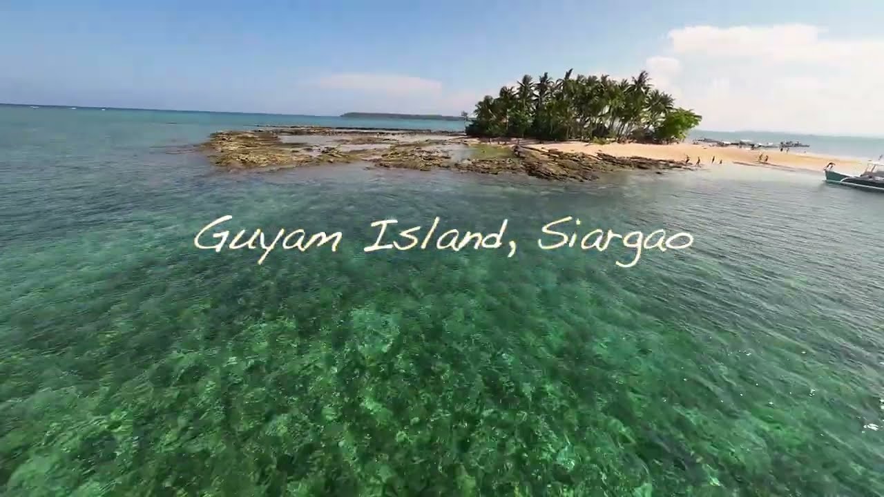 Experience the soaring views of Guyam Island.