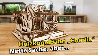 Holzkugelbahn Charlie || 3D Holzpuzzle mit Potential (?) für Bastler