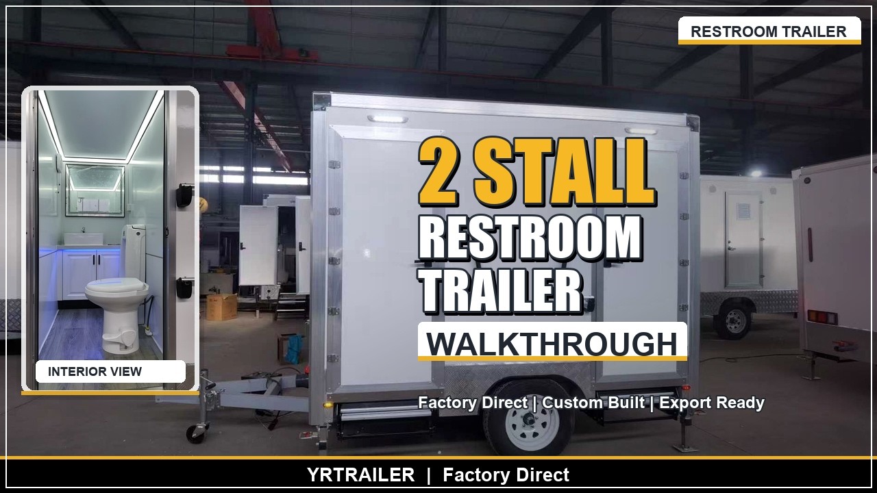 2 Stall Restroom Trailer 9FT Walkthrough Cover