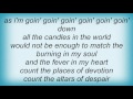 Jane Siberry - All The Candles In The World Lyrics