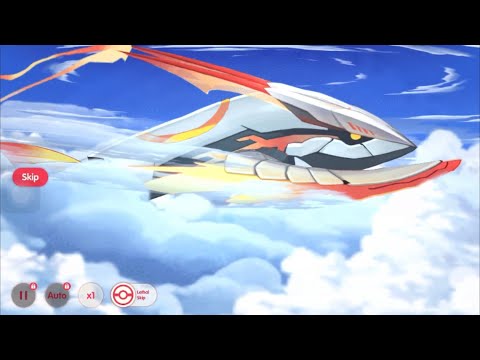 MEGAMON PET WAR ULTIMATE WHITE SKIN SUPER MEGA RAYQUAZA SS I - POCKET INCOMING RAYQUAZA POCKET ARENA