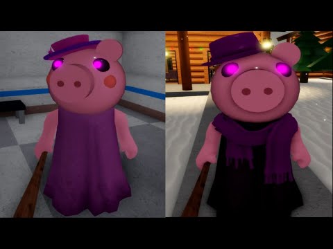 Old vs New Grandmother Jumpscare - Roblox Piggy RP