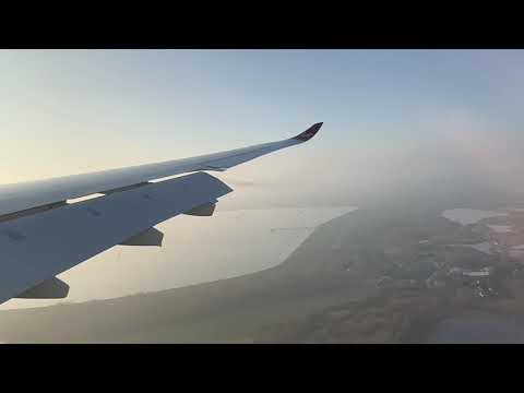 Virgin Atlantic NEW Airbus A330-900neo Full Landing in LHR (London Heathrow) from Boston Logan (BOS)
