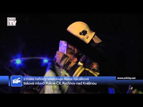 Orlický.net: Tragická nehoda tří osobáků u Rybné