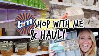 B&M SHOP WITH ME & HAUL! Organisation for 2024!