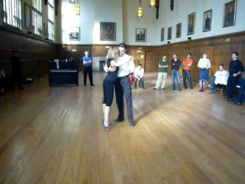  Faye Lopez  and  Bryant Lopez  are  dancing  to  the  tango  "  Loca  "