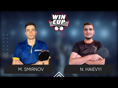00:15 Mykyta Smirnov - Nazarii Haievyi West 6 WIN CUP 05.04.2024 | TABLE TENNIS WINCUP