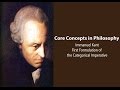 Immanuel Kant, Groundwork | The 1st Formulation of Categorical Imperative | Philosophy Core Concepts