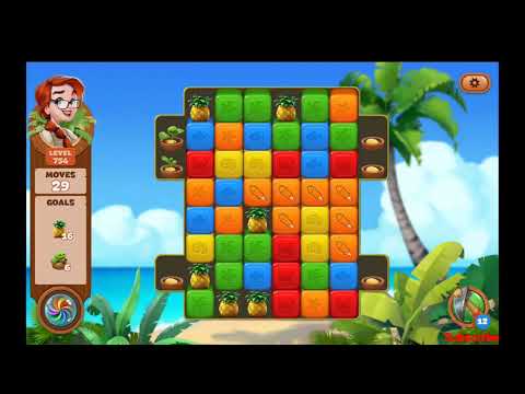 Lost Island Blast Adventure Level 754 NO BOOSTERS - A S GAMING