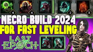 Last Epoch Acolyte Leveling Build, Necromancer Summoner Build 2024 (Volatile Zombie, Wraith, Golem)