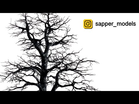 How to make Wire tree - Hyperrealistic impresion (Diorama 1/35)