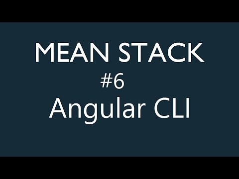 Mean Stack Tutorial 1 MongoDb Express Angular CLI and Node
