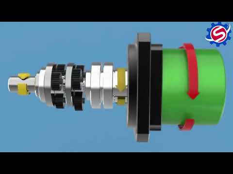 SERVO PLANETARY GEARBOX WITH SHAFT END