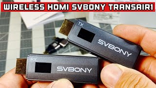 Wireless HDMI Transmitter / Receiver Combo Review - SVBONY TransAir1