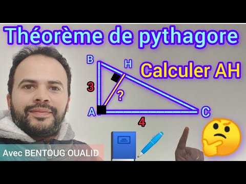 Exercice corrigé : théorème du pythagore | 3AC